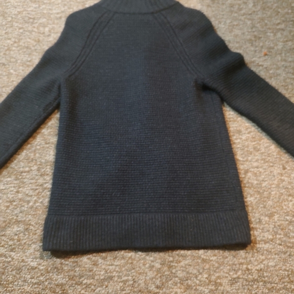 Banana Republic Men's Button up Sweater Small Navy Blue - Picture 4 of 12